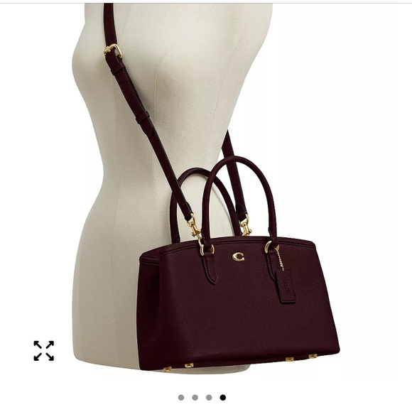 Coach Legacy Medium Pebbled Leather Carryall 28 in Maple - Picture 5 of 5